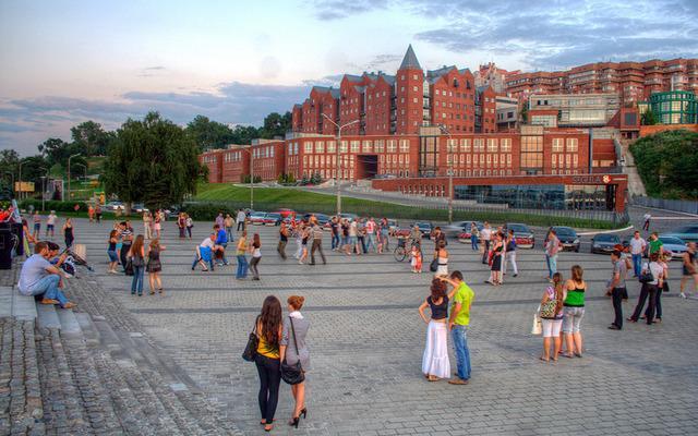 Апартаменти Іва В Центрі На Набережній 드네프로페트로프스크 외부 사진